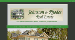 Desktop Screenshot of johnstonrhodesrealestate.com